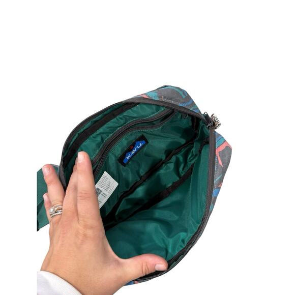 Kavu Point Sur Belt Bag Blue Gray Orange Hiking Climbing Small - Picture 6 of 6